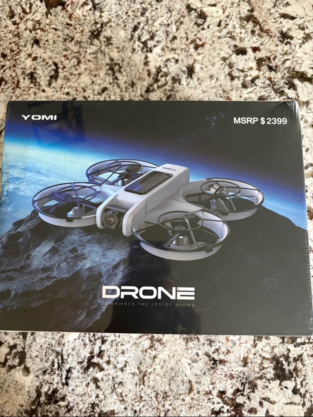 Yomi Drone with Protective Prop Guards - White and Black